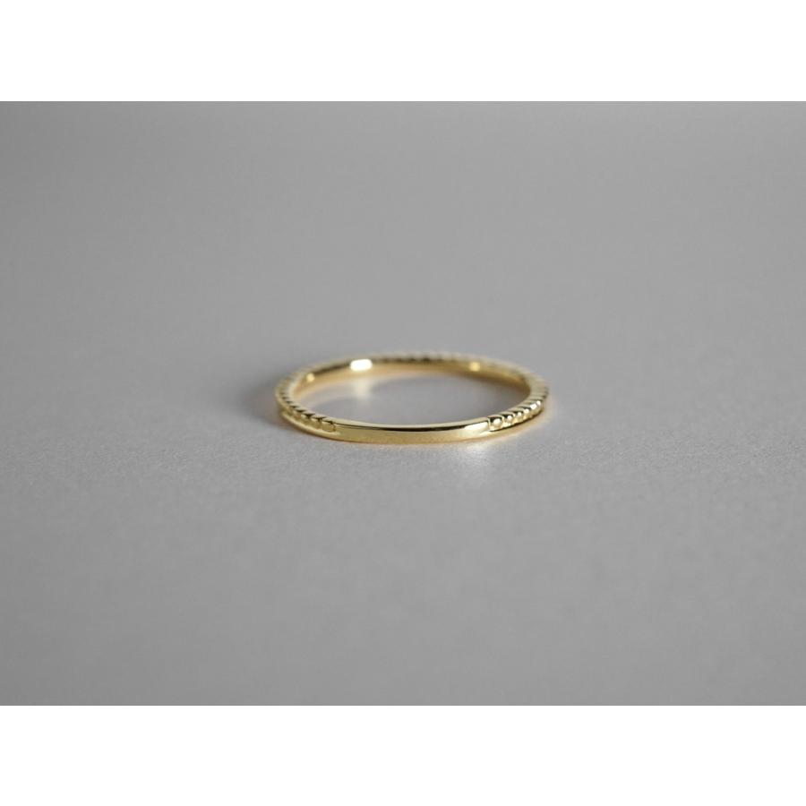 18K リング レディース 指輪 マルチスタッキング 18Kリング 18金リング