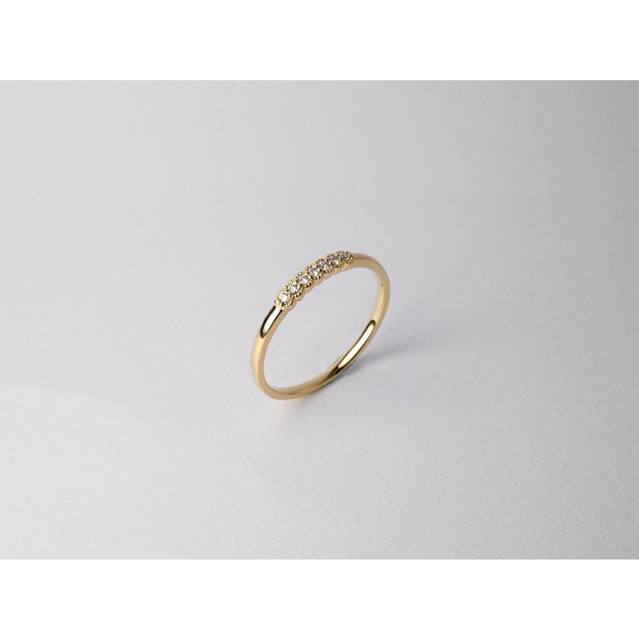 18K リング レディース 指輪 ダイヤモンド セブン ピュア ダイヤ