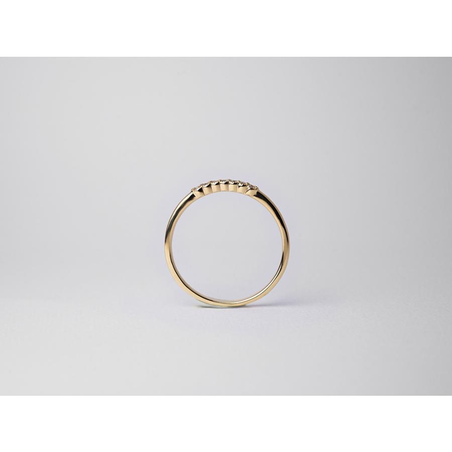 18K リング レディース 指輪 ダイヤモンド セブン ピュア ダイヤ