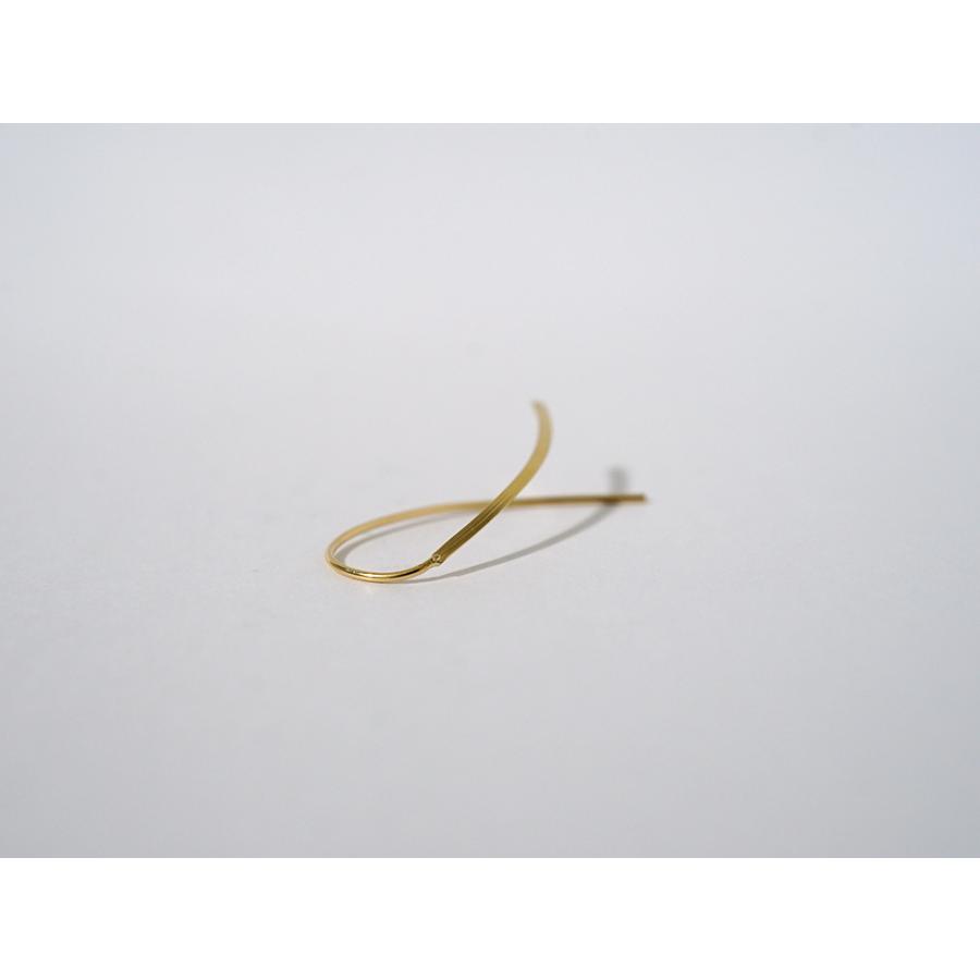 【新品未使用】K18 地金　リングピアス DIAMOND PYTHON PIERCED EARRINGS(1ZP0935)K18 ピアス｜スター