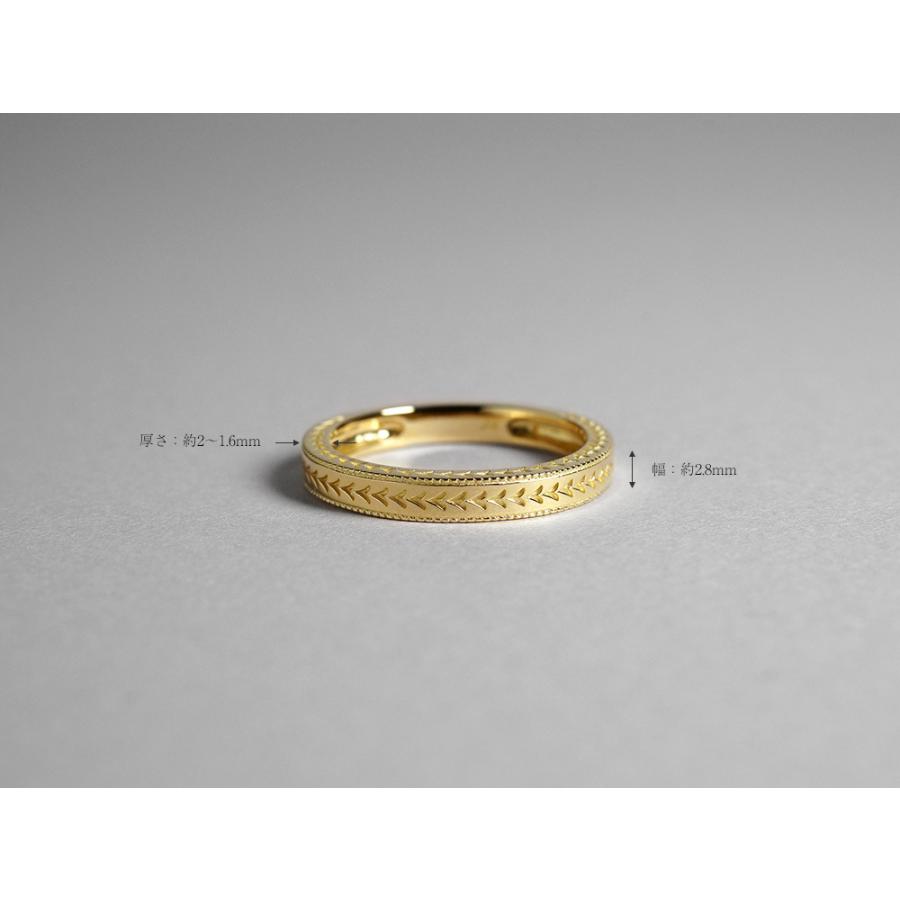18K リング レディース 指輪 シンプル 地金 ファッションリング 18K リング レディース 指輪 シンプル 地金 ファッションリング