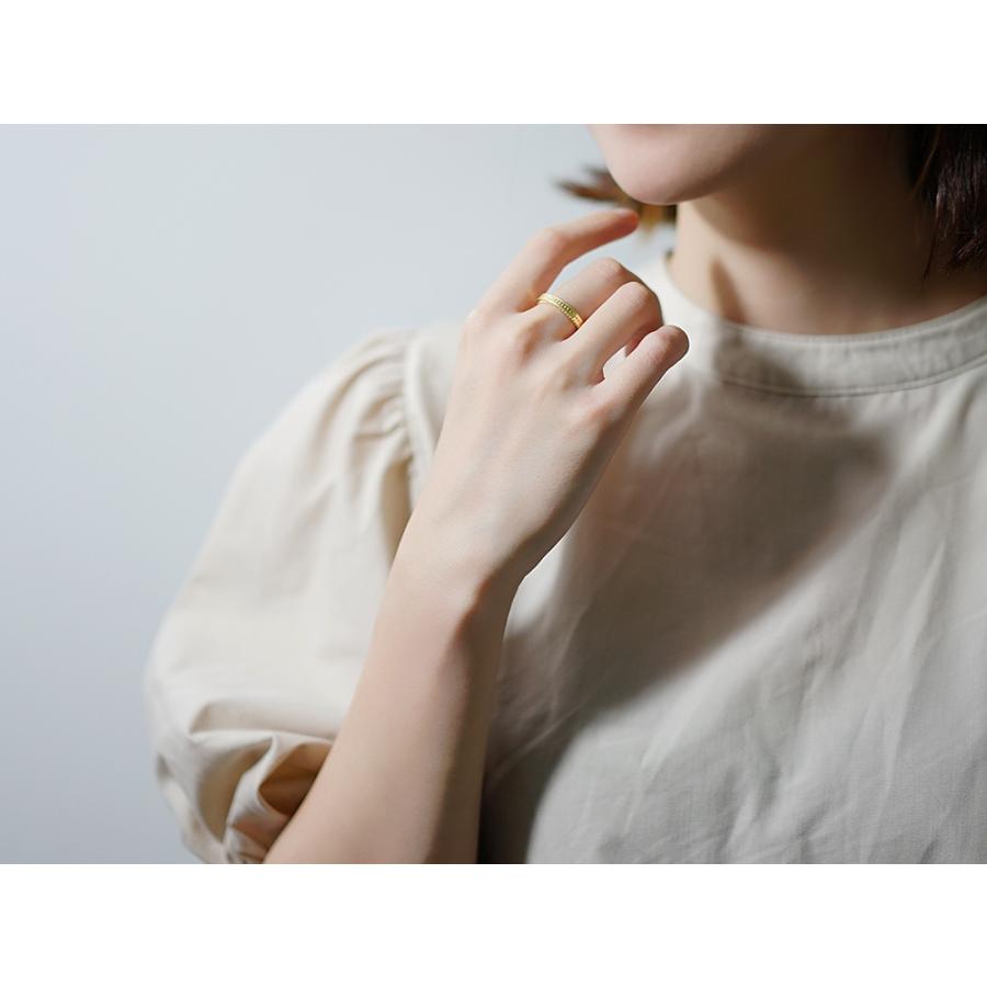 RAPA ラパ K18PG 地金 リング 麦の穂 14.5号 【公式通販】