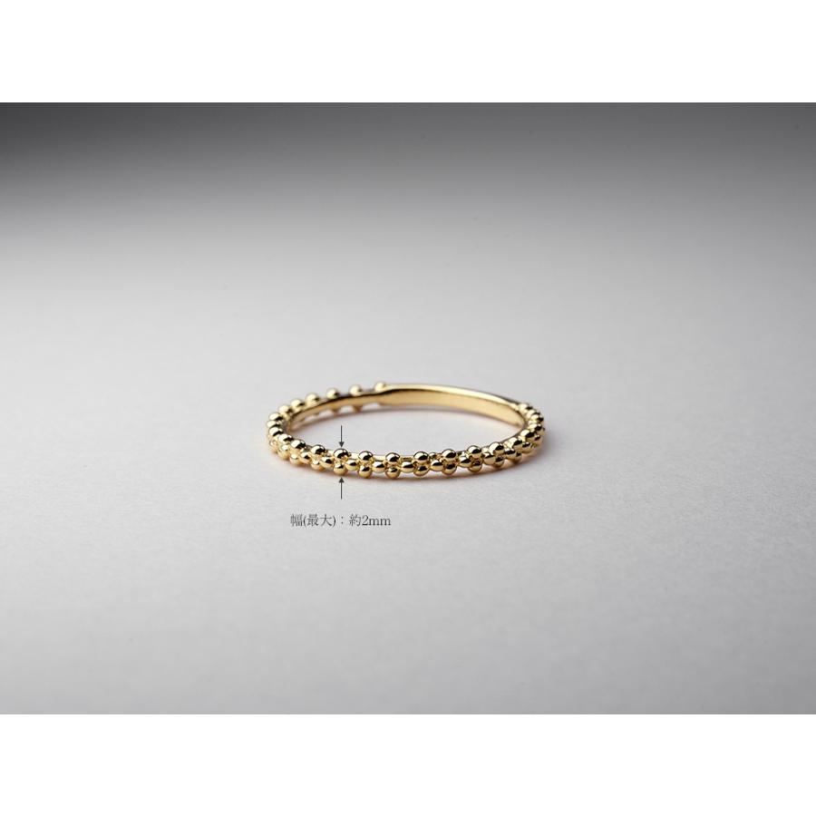 18K リング ファッションリング 指輪 18kファッションリング レディース 地金 バブル シンプル YG 18金 K18 送料無料 rpa1979222の画像