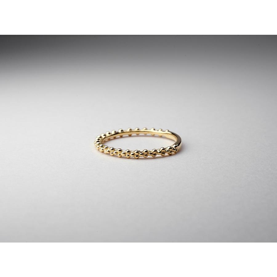 18K リング ファッションリング 指輪 18kファッションリング レディース 地金 バブル シンプル YG 18金 K18 送料無料 rpa1979222の画像