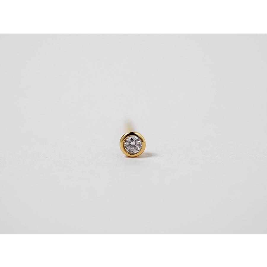 K18 ダイヤモンド スタッド ピアス 0.04ct H/SIクラス ダイヤ K18 ダイヤモンド スタッド ピアス 0.04ct H/SIクラス ダイヤ