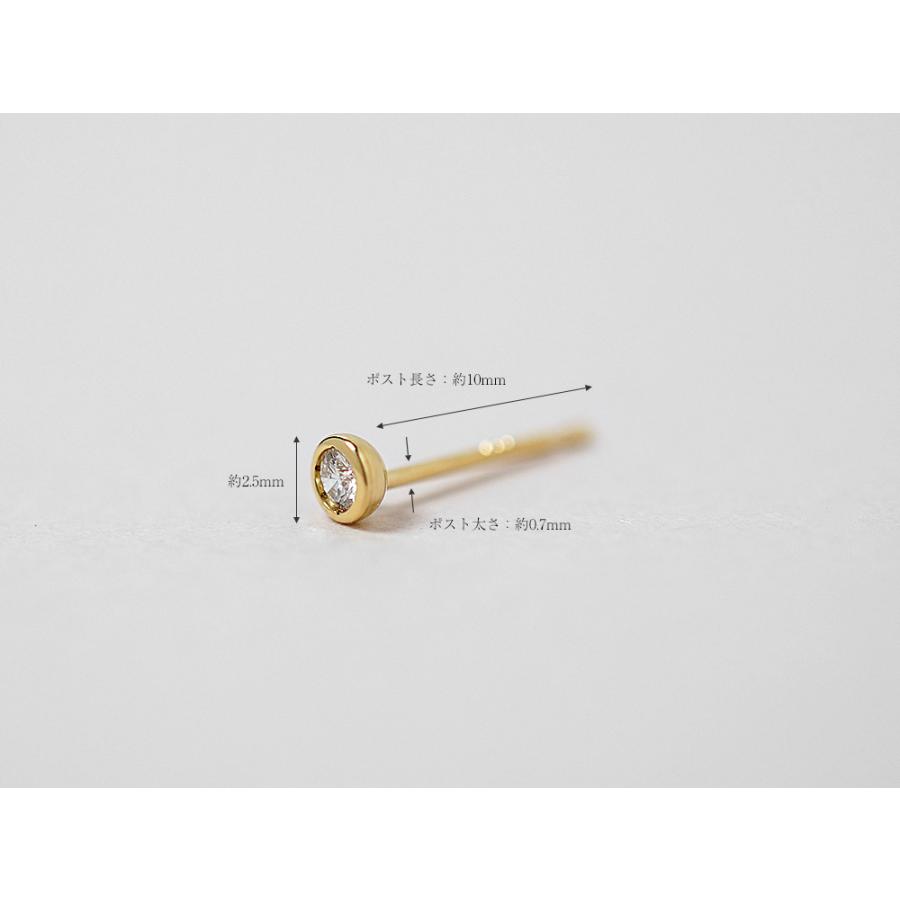 K18 ダイヤモンド スタッド ピアス 0.04ct H/SIクラス ダイヤ K18 ダイヤモンド スタッド ピアス 0.04ct H/SIクラス ダイヤ
