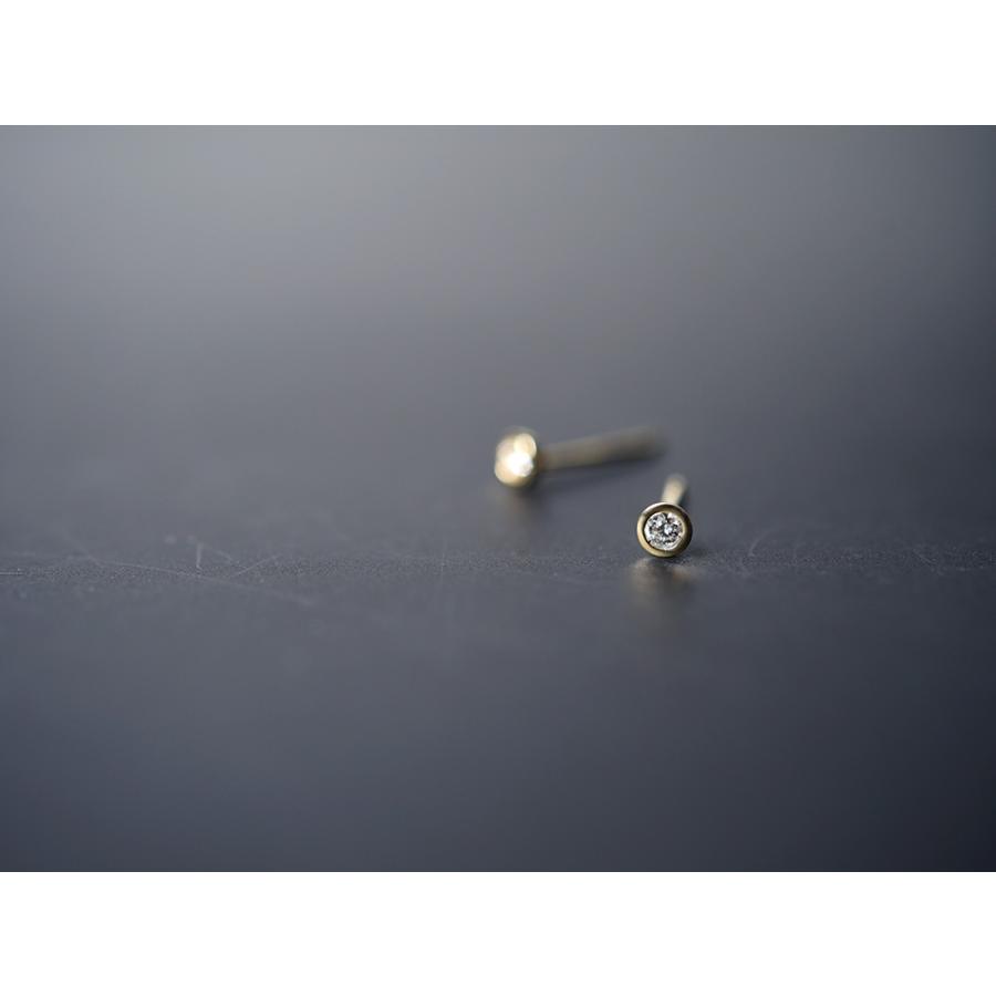 ピアス 18K ダイヤモンド スタッドピアス 0.06ct H/SIクラス ダイヤ