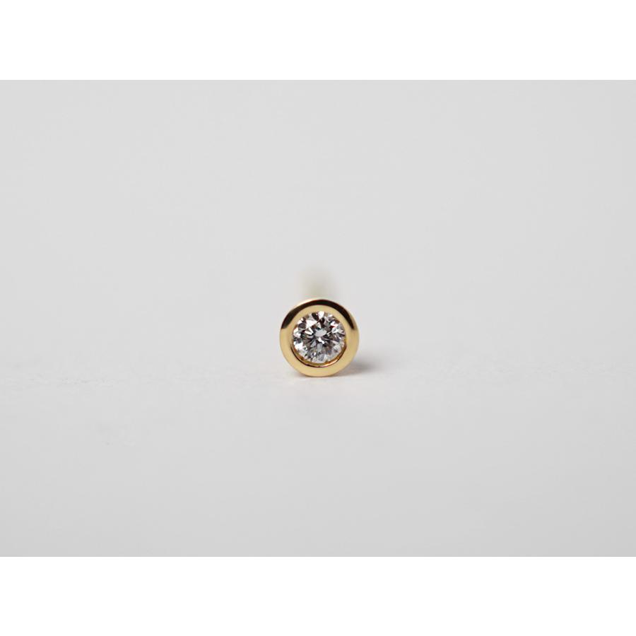 ピアス 18K ダイヤモンド スタッドピアス 0.06ct H/SIクラス ダイヤ