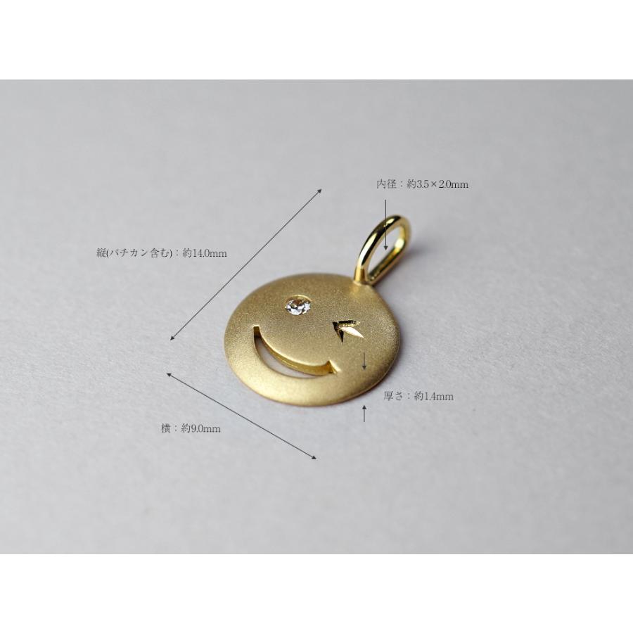 18K スマイル ウィンク ダイヤモンド ネックレス ニコちゃん 18K スマイル ウィンク ダイヤモンド ネックレス ニコちゃん
