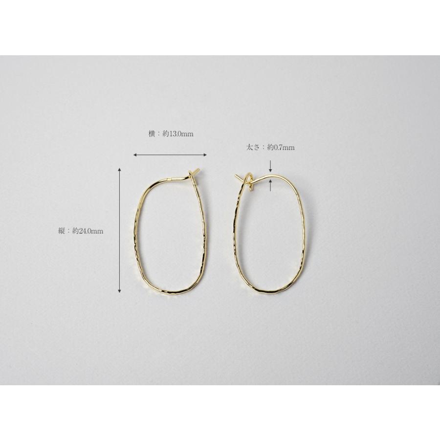 フープピアス k18 レディース ピアス シンプル 大きい フープ ピアス18金 揺れる ゆれる ゴールド 18K 地金 18金 rpa1883123の画像