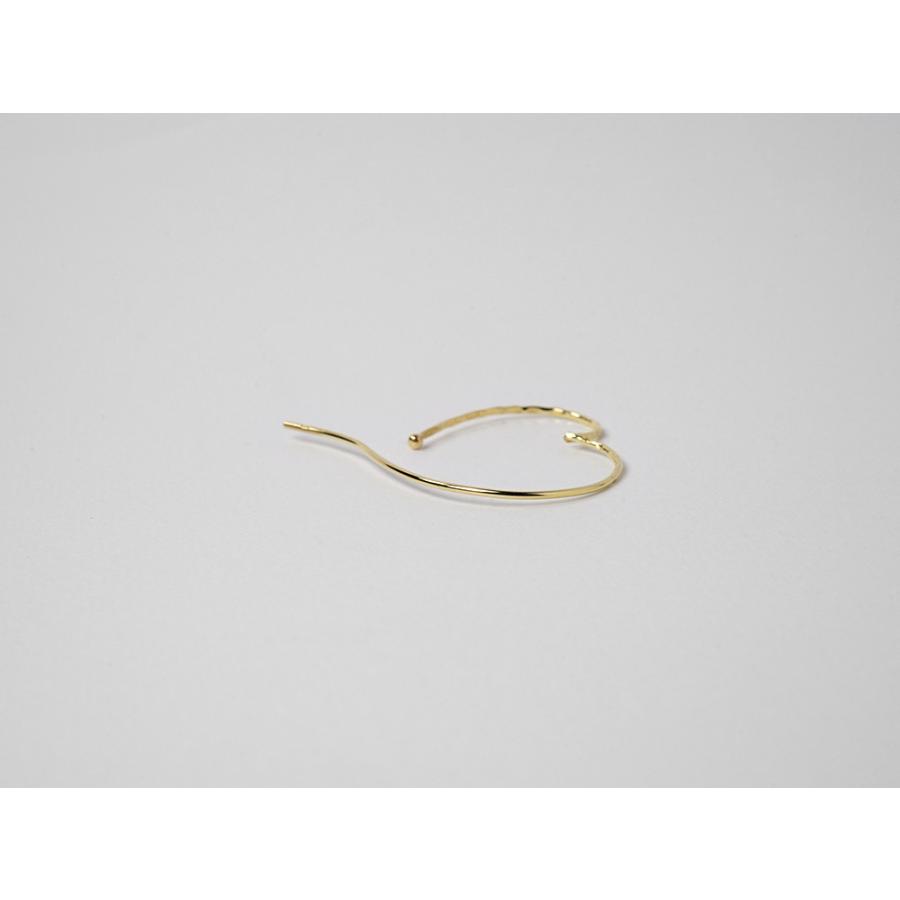 18金 フープピアス ハート 18K ハート ピアス ゆれるピアス 大きい 可愛い レディース 18金 K18 送料無料 rpa1883223の画像