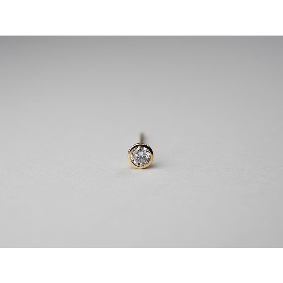 K18 ダイヤモンド スタッド ピアス 0.1ct(H/SIクラス)で飽きのこないベーシックなデザイン ダイヤ セカンドピアス 18k 18金 rpa1945123の画像