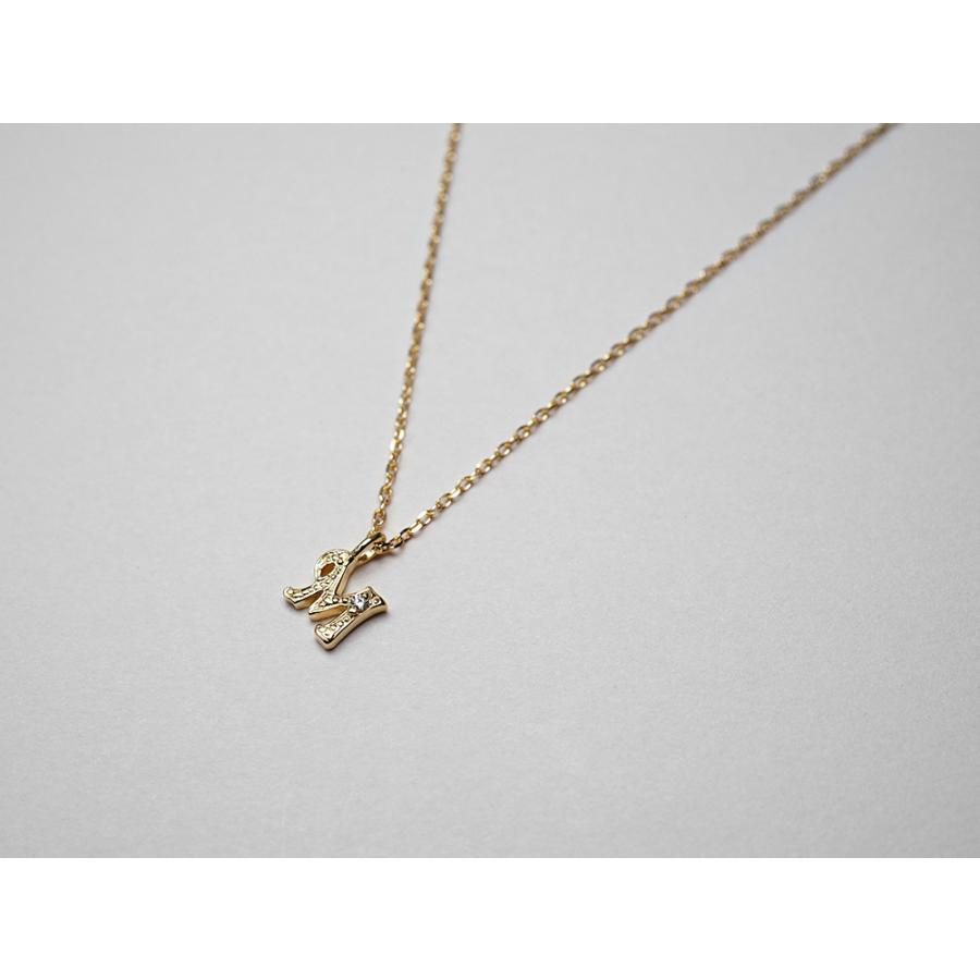 K18 イニシャル ダイヤモンド プチ ネックレス プチイニシャル K18 イニシャル ダイヤモンド プチ ネックレス プチイニシャル
