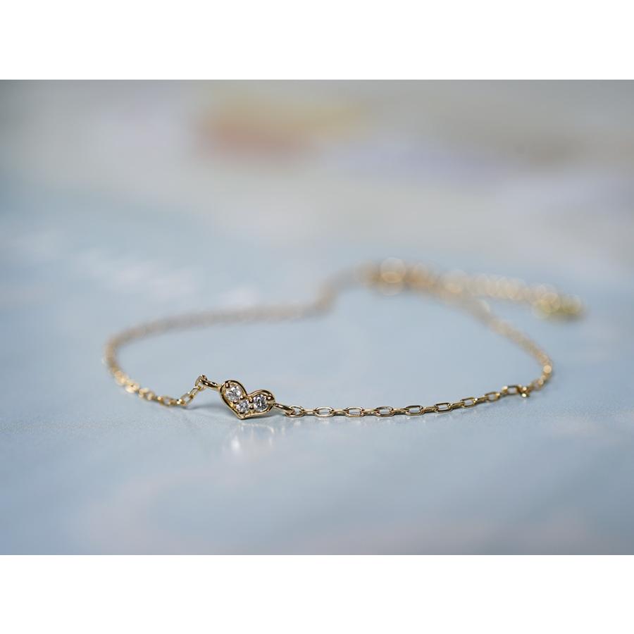 ハート型チャーム付き18kブレスレット 楽天市場】VeroMan BIJOU＋ フレンチレトロ風 ハートチャーム