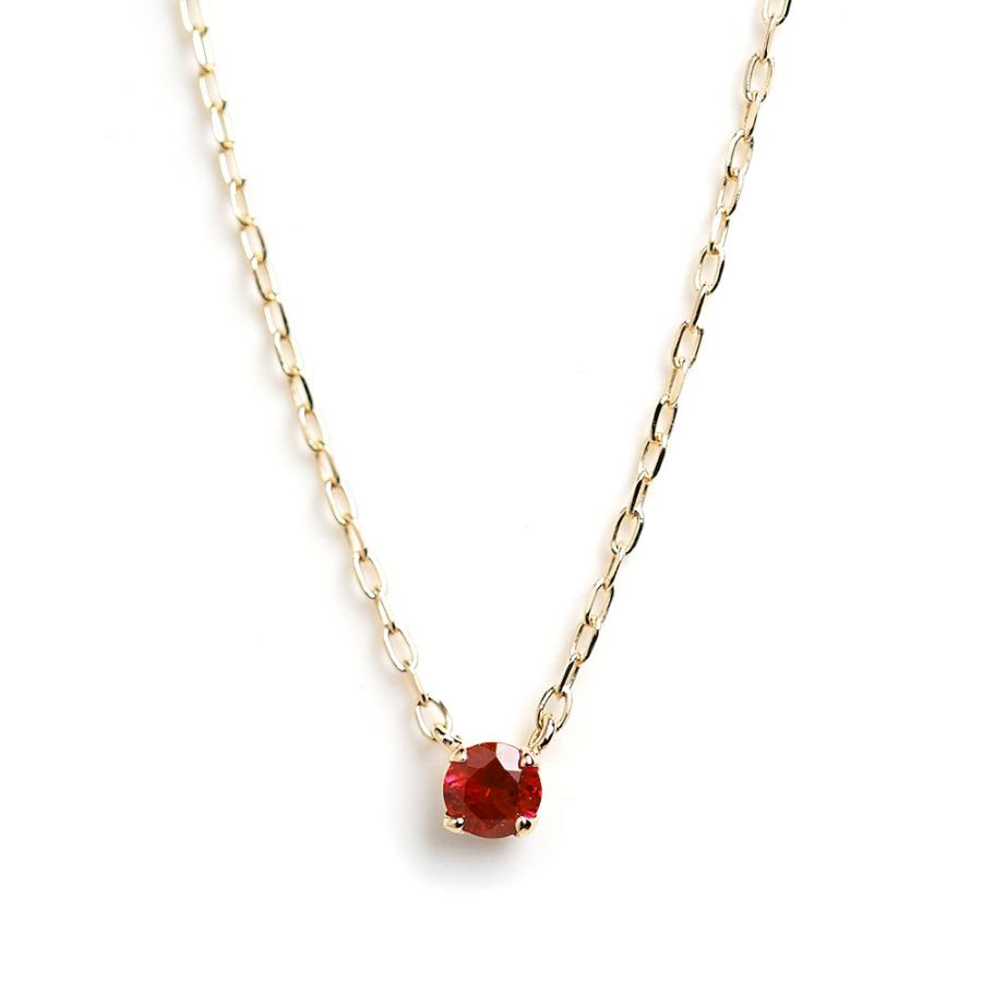 ルビー ネックレス 一粒 18k レディース 宝石 1粒 首飾り ルビー ネックレス 一粒 18k レディース 宝石 1粒 首飾り