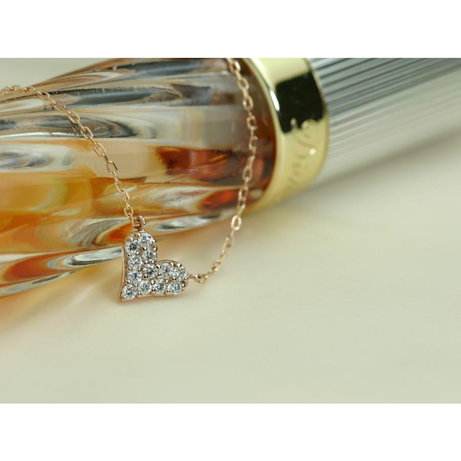 11/28午後値上げ実施】 K18 ダイヤモンド パヴェプレートハート