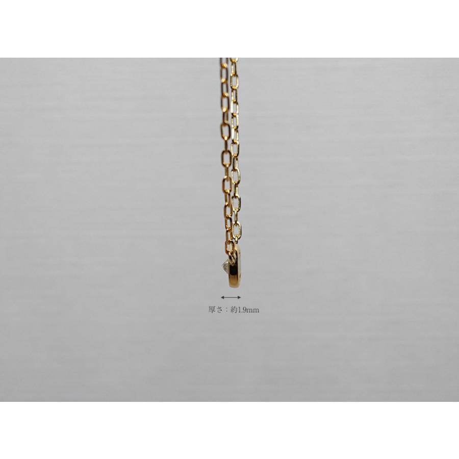 K18 ダイヤモンド ネックレス 0.1ct The pavilion 一粒シンプルダイヤモンドネックレス レディース 18k rpaub621 |  | 09