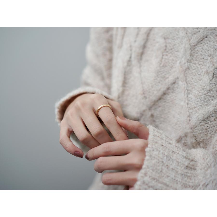 値引き可能！ K18 18金 リング 指輪 11/28午後値上げ実施】 18K リング レディース 指輪 ザ マット