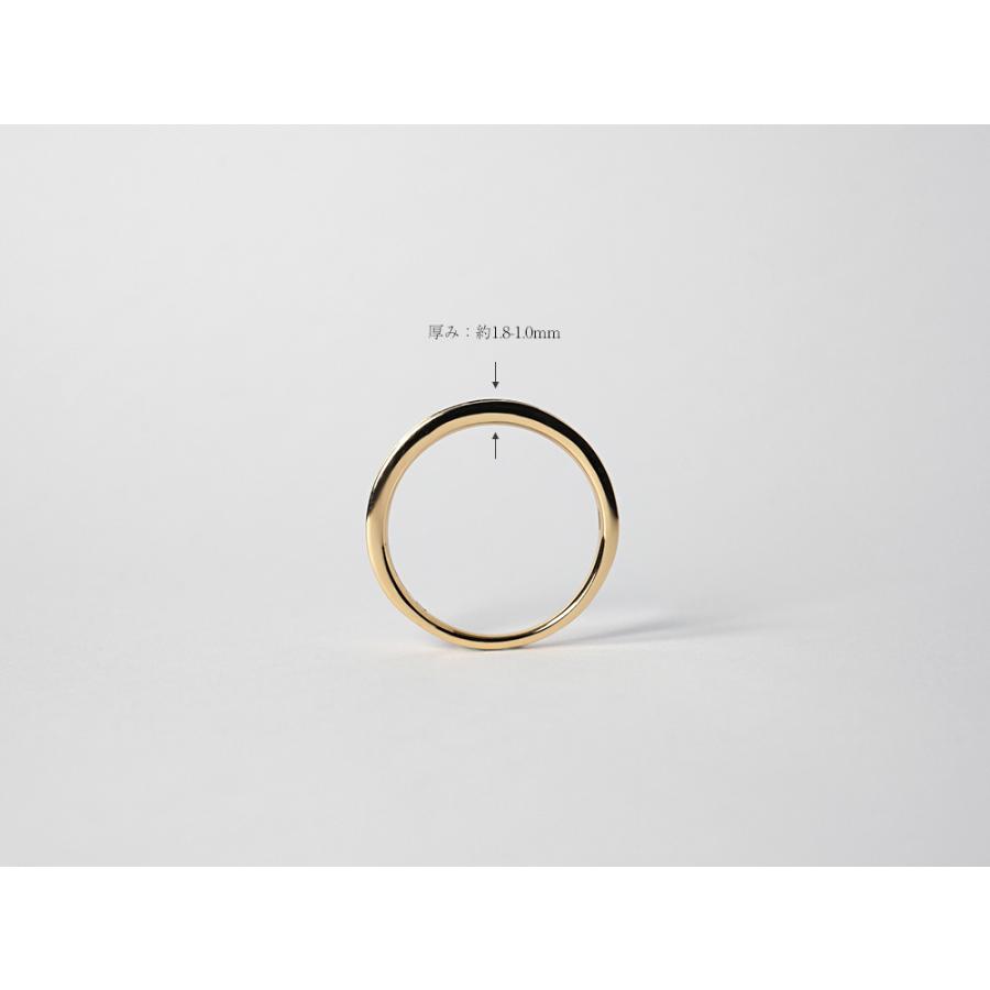 K18シンプルリング　540K2508 Jewel closet by L&Co. 指輪 18金 K18 30代 40代 50代 シンプル リング