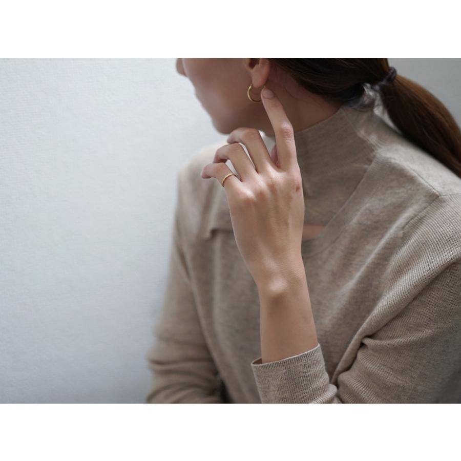 18K リング レディース 指輪 ダイヤモンド ピンキー アフロディテ ダイヤ ダイア 18金 K18 金属アレルギー対応 プレゼント rph25984022の画像