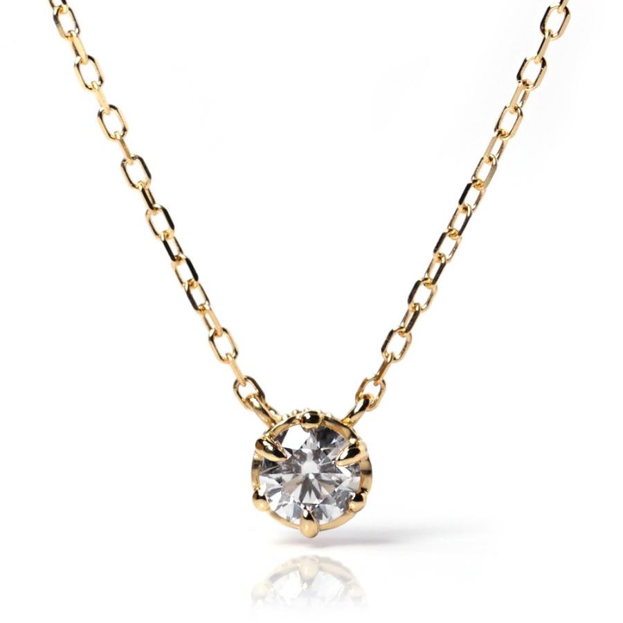 ダイヤモンド ネックレス 一粒 レディース 0.2ct ゴールド ダイヤモンド ネックレス 一粒 レディース 0.2ct ゴールド