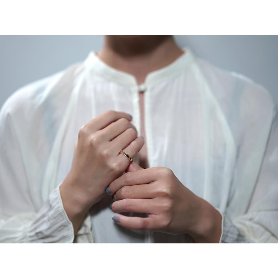 ピンキーリング 18K リング レディース 指輪 地金 上質 18金 K18