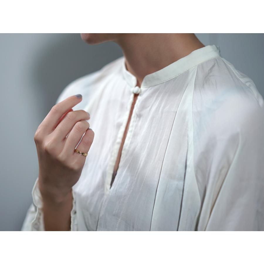 ピンキーリング 18K リング レディース 指輪 地金 上質 18金 K18