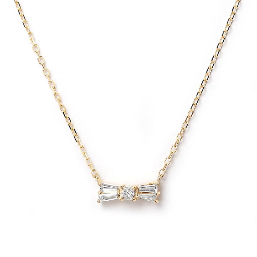 11/28午後値上げ実施】 K18 ファンシーカット ダイヤモンド リボン