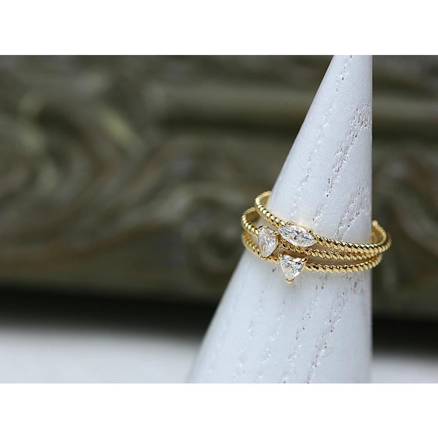 18K リング レディース 指輪 オーバル ダイヤモンド ダイヤ 18K