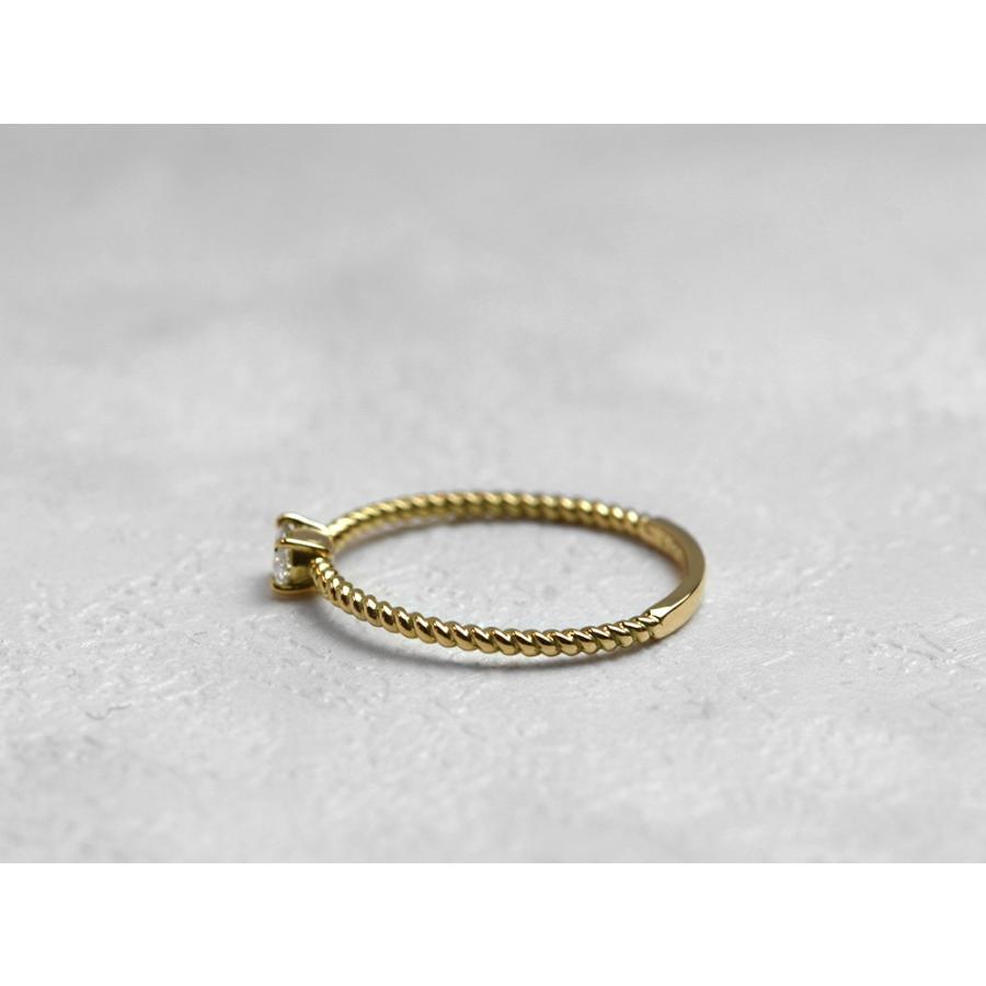 18K リング レディース 指輪 オーバル ダイヤモンド ダイヤ 18K