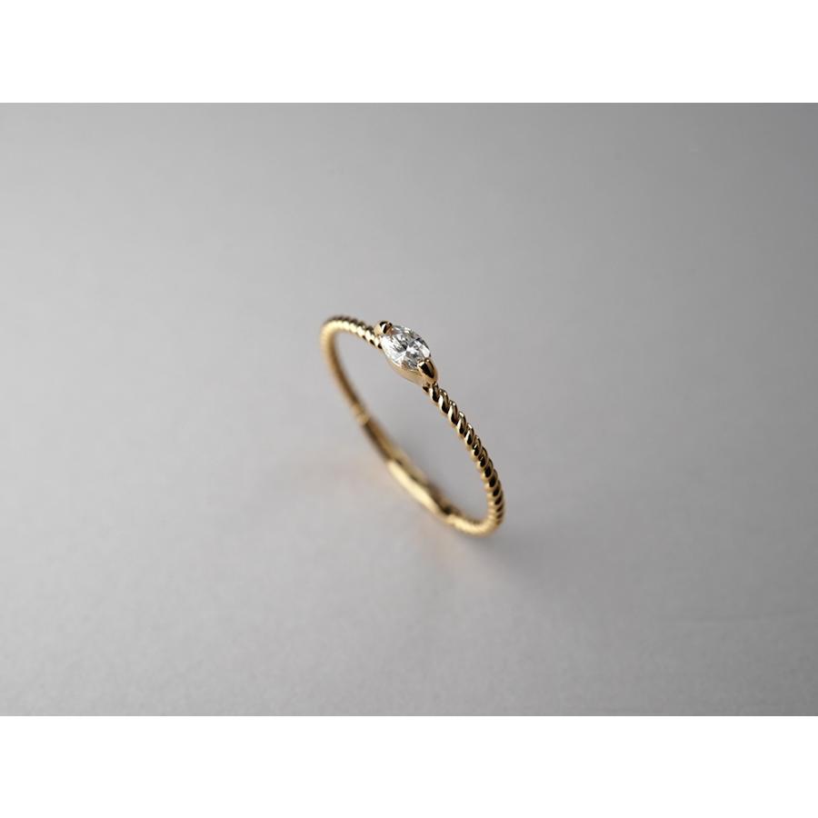 18K リング レディース 指輪 マーキース ダイヤモンド ダイヤ