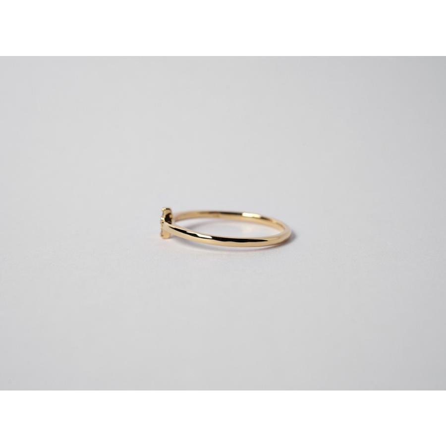 18K リング レディース 指輪 ダイヤモンド ベイビー クロス ダイヤ ダイアモンド 18金 K18 金属アレルギー対応 プレゼント rph25875422の画像