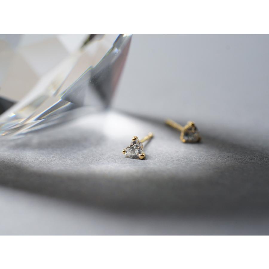 K18 ハートシェイプカット ダイヤモンド ピアス 0.2ct Lady K18 ハートシェイプカット ダイヤモンド ピアス 0.2ct Lady