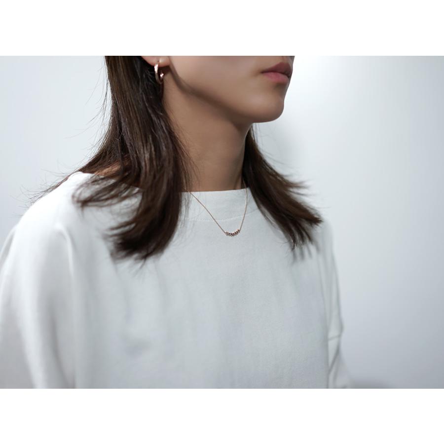 ネックレス レディース 18金 18K アミュレット ガーネット アメジスト 