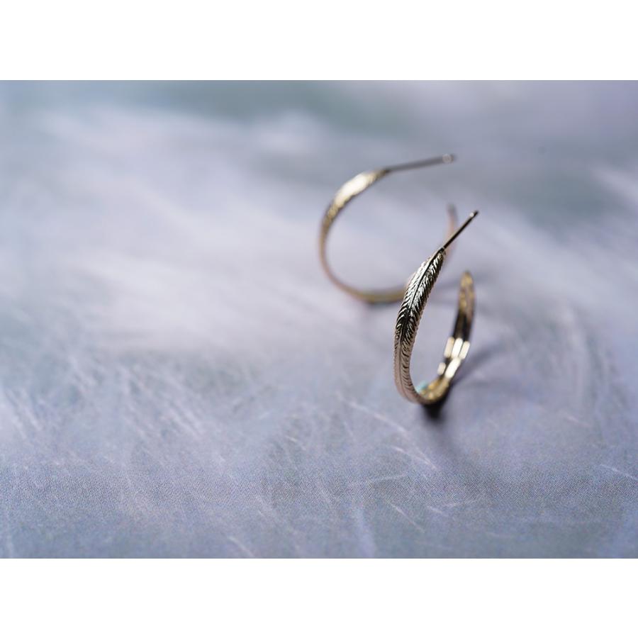 ピアス 18K ドスアラス 羽モチーフ18金 安心 プレゼント レディース 18金 K18 金属アレルギー対応 プレゼント 送料無料 rph48987223の画像