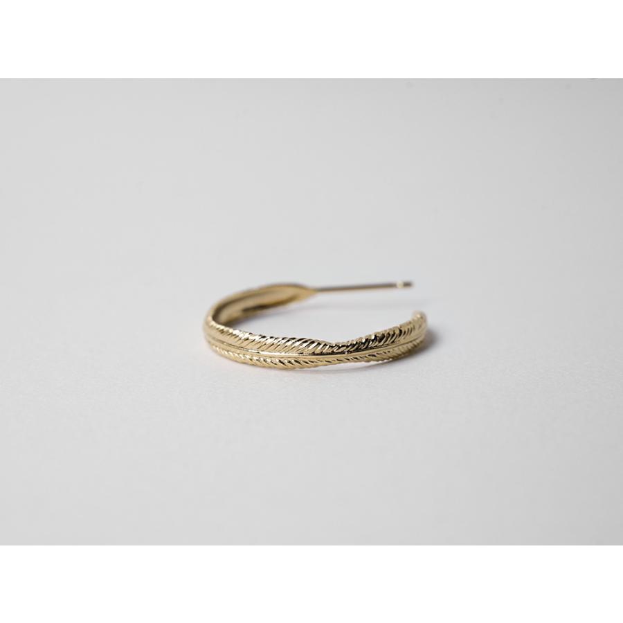 ピアス 18K ドスアラス 羽モチーフ18金 安心 プレゼント レディース 18金 K18 金属アレルギー対応 プレゼント 送料無料 rph48987223の画像