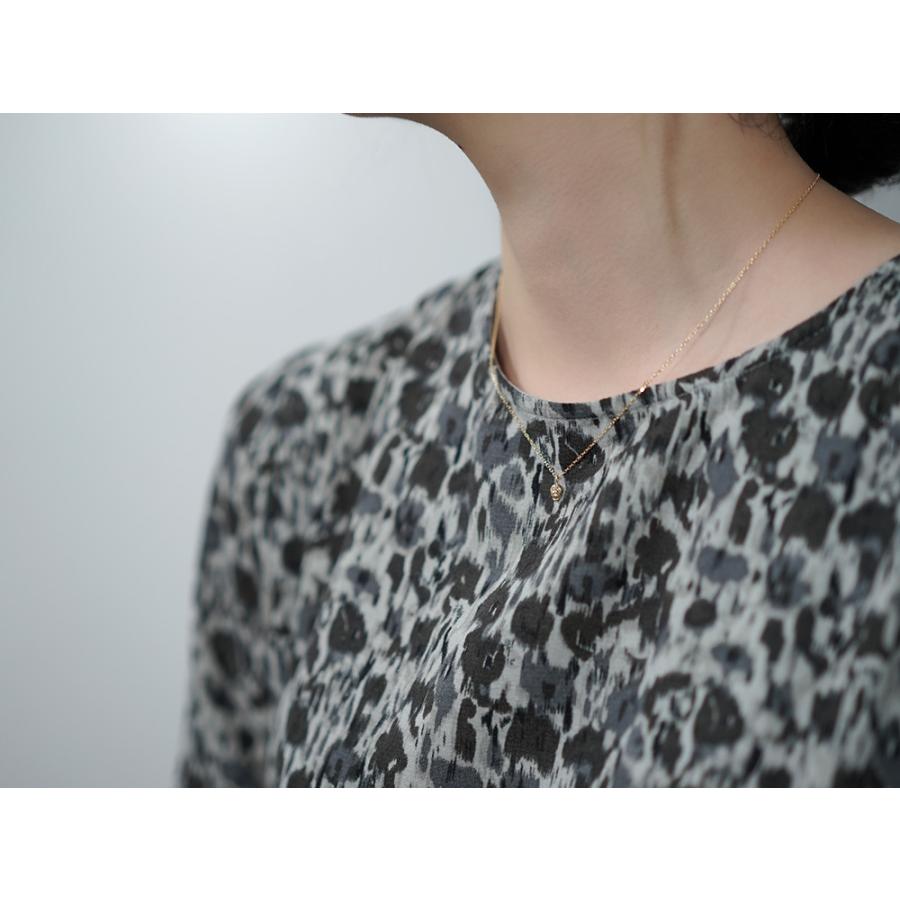 スカル ネックレス レディース 18K ダイヤモンド ドクロ ガイコツ