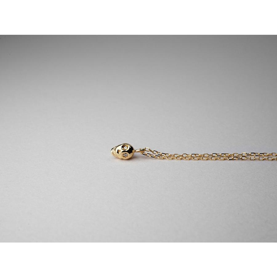 スカル ネックレス レディース 18K ダイヤモンド ドクロ スカル ネックレス レディース 18K ダイヤモンド ドクロ