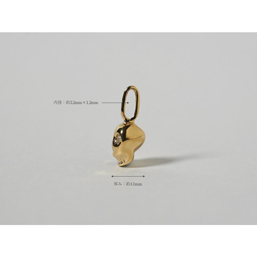 K18 ダイヤモンド ペンダントトップ カラベラ レディース 女性用 18k