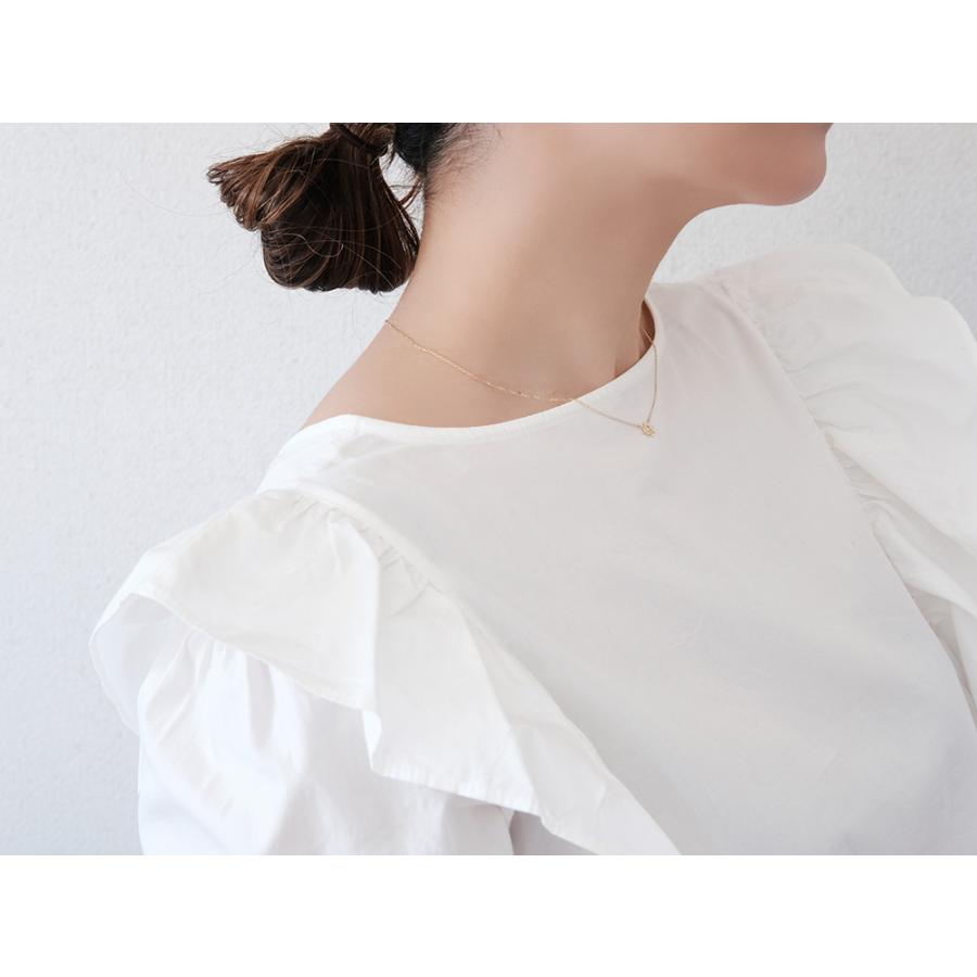 K18 マリブネックレス レディース マリン 海 モチーフ 舵 女性用 18k 18金 一粒ダイヤ ネックレス 女性 ギフト プラチナ可 rph68989021の画像