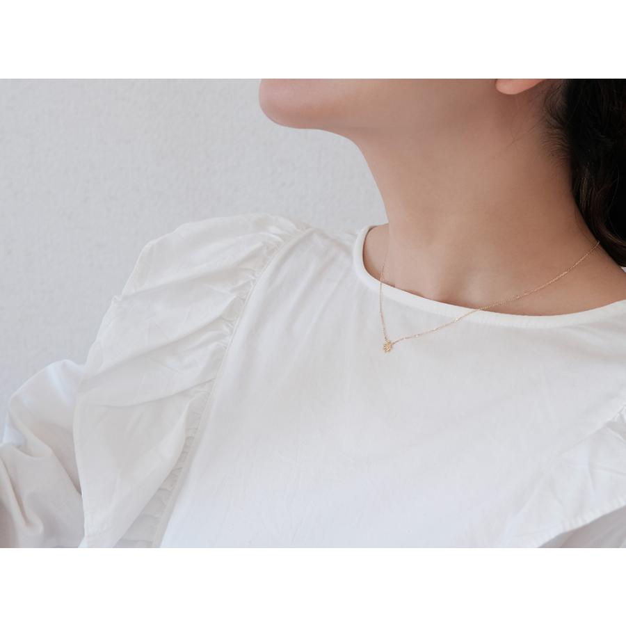K18 マリブネックレス レディース マリン 海 モチーフ 舵 女性用 18k 18金 一粒ダイヤ ネックレス 女性 ギフト プラチナ可 rph68989021の画像