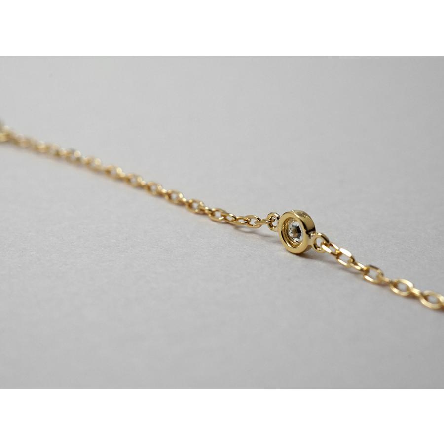 11/13値上実施】 ブレスレット レディース 18K ダイヤモンド 0.15ct 
