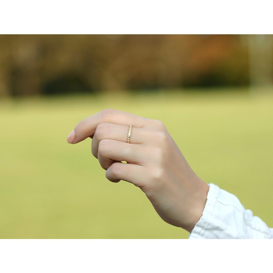 K18 ダイヤモンド フルエタニティ リング 0.3ct エタニティ ダイヤ リング rph26014922の画像