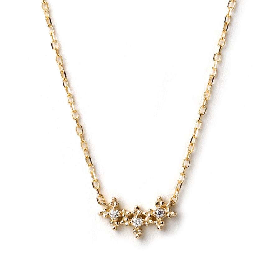 11/28午後値上げ実施】 18K ダイヤモンド ハロ ネックレス