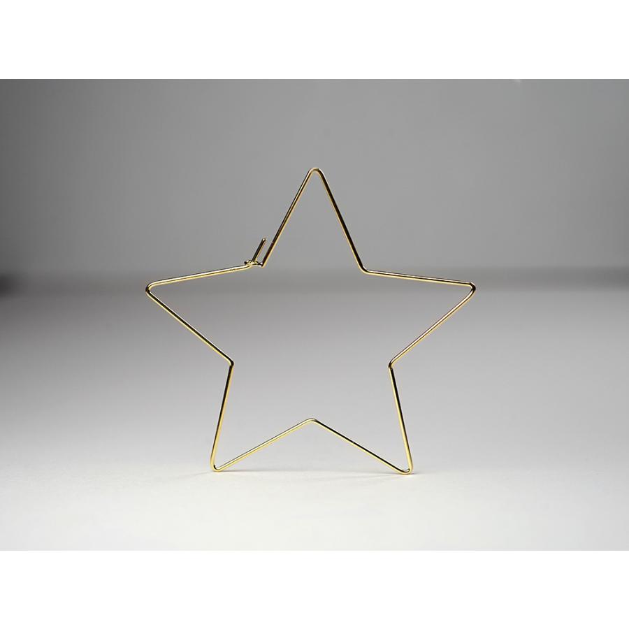 ピアス 18K スター フープピアス 安心 プレゼント レディース 18金 K18 金属アレルギー対応 プレゼント 送料無料 rpaub1123の画像