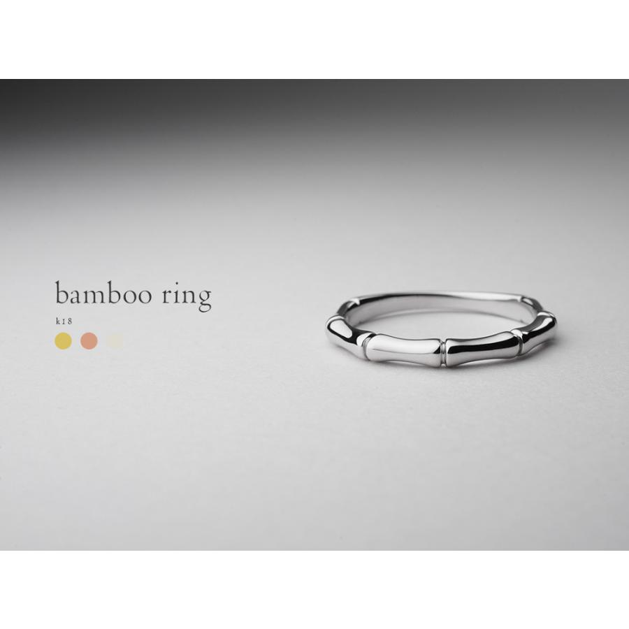 指輪 レディース 18K リング ファッションリング バンブー 竹 地 指輪 レディース 18K リング ファッションリング バンブー 竹 地