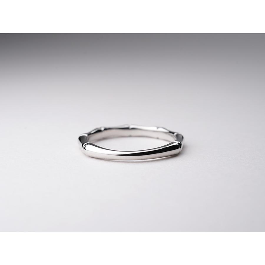 指輪 レディース 18K リング ファッションリング バンブー 竹 地金