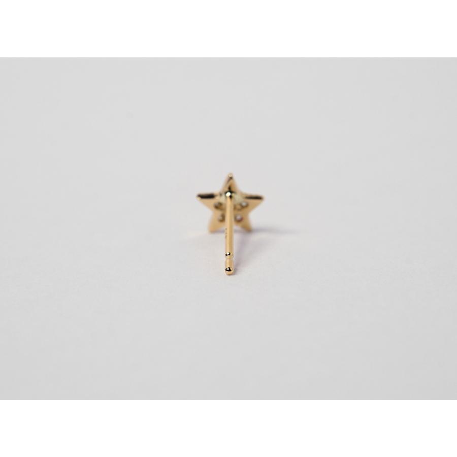 ピアス 18K ダイヤモンド ダイヤピアス 星 スター スタッドピアス ダイアモンド レディース 18金 K18 プレゼント 送料無料 rpacp231523の画像