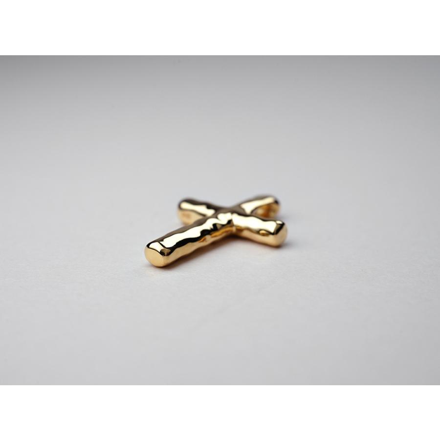 18K ラギット クロス ペンダント トップ 女性用 18k レディース 18金 K18 プレゼント 送料無料 rph69280621の画像