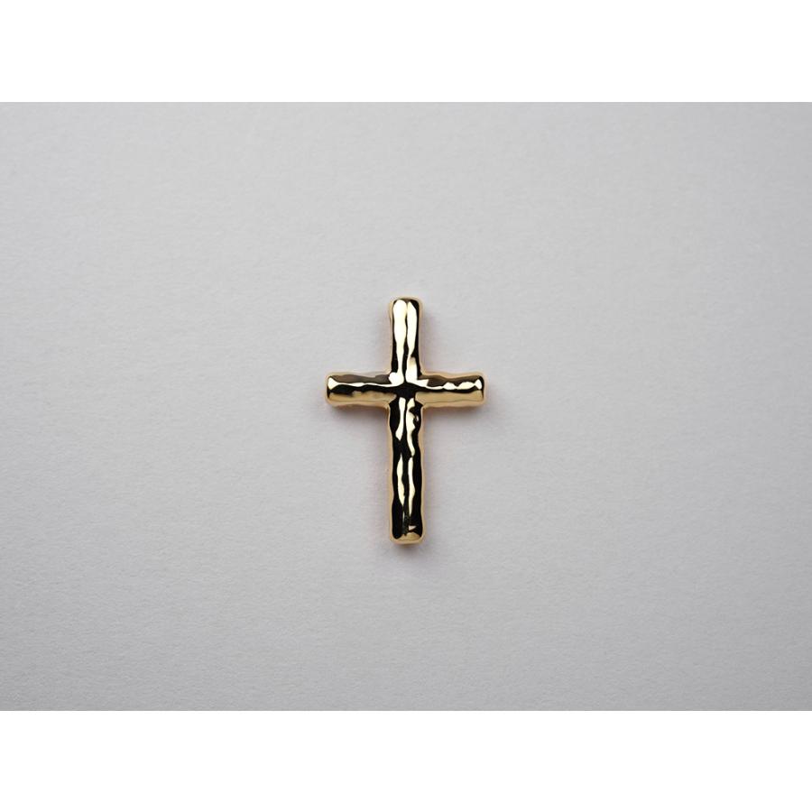 18K ラギット クロス ペンダント トップ 女性用 18k レディース 18金 K18 プレゼント 送料無料 rph69280621の画像
